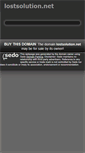 Mobile Screenshot of lostsolution.net